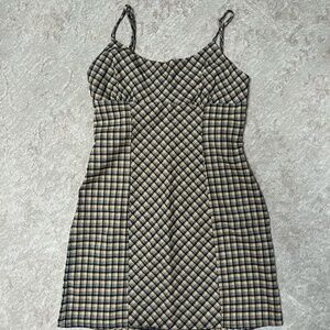 Plaid Mini Dress